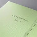 "Conceptum" Metallic Green Fresh, A6, Weekly, 2017, Hardcover, SIGEL