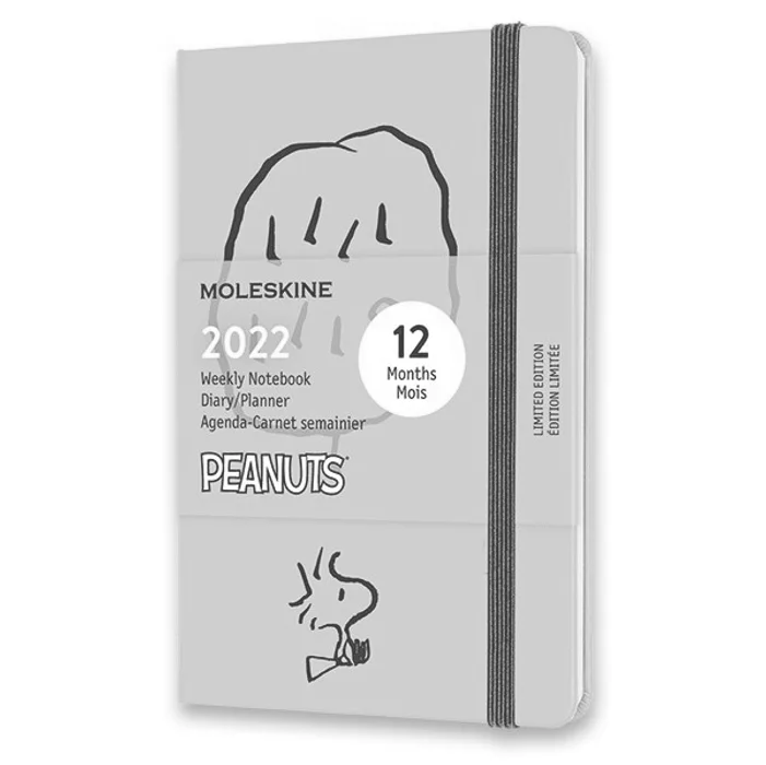 Hauptproduktbild Diář Moleskine 2022 Peanuts - tvrdé desky S, týdenní, žlutý