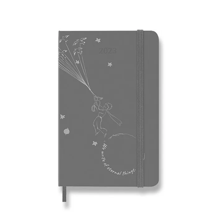 Hauptproduktbild Diář Moleskine 2023 Le Petit Prince Fly, tvrdé desky S, týdenní, vínový