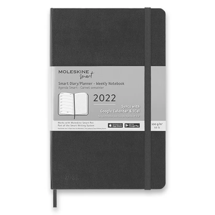 Hauptproduktbild Diář Moleskine Smart Writing 2022 L, týdenní, černý