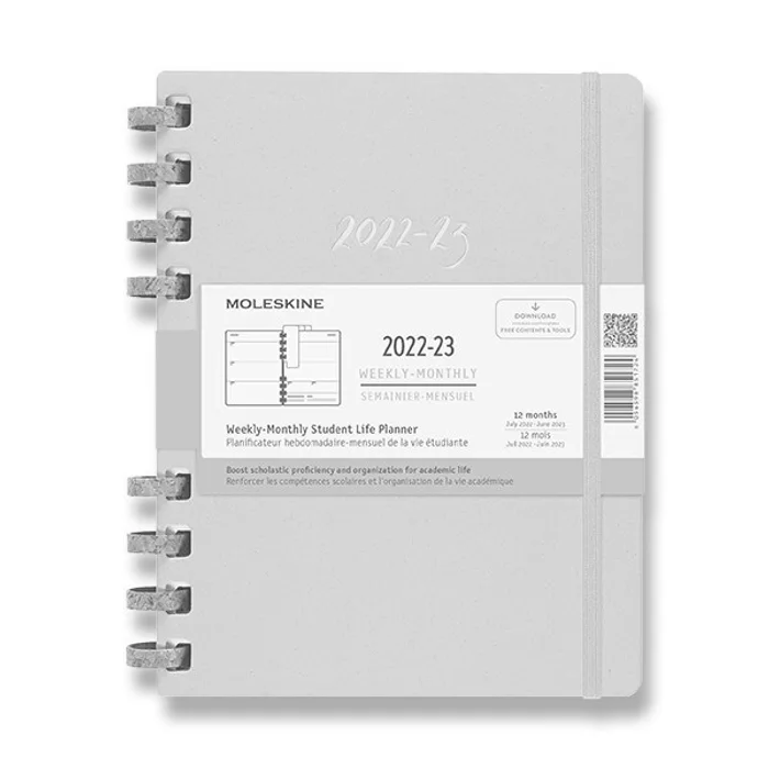 Hauptproduktbild Diář Moleskine Spiral Academic 2022-23, tvrdé desky XL, měsíční/týdenní, světle zelený