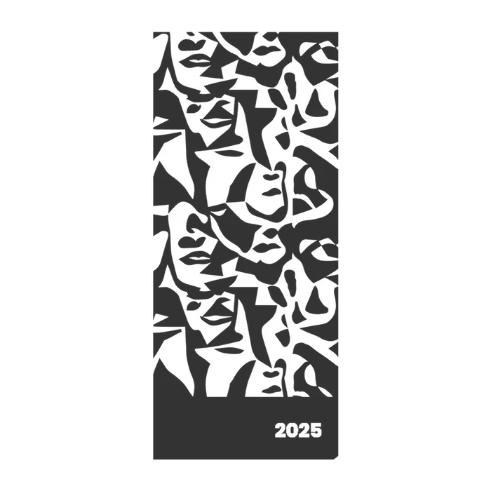 Hauptproduktbild Diář PVC měsíční 2025 Faces