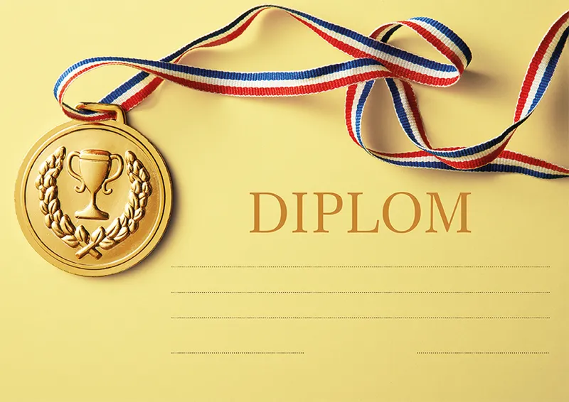 Hauptproduktbild Diplom A4 Medaile