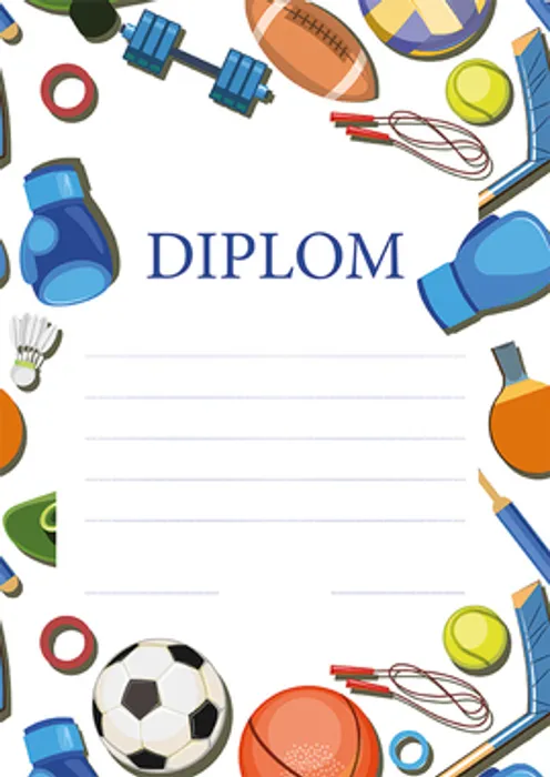 Hauptproduktbild Diplom A4 Sportovní hry