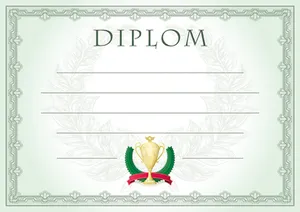 Diplom A4 Lorbeer