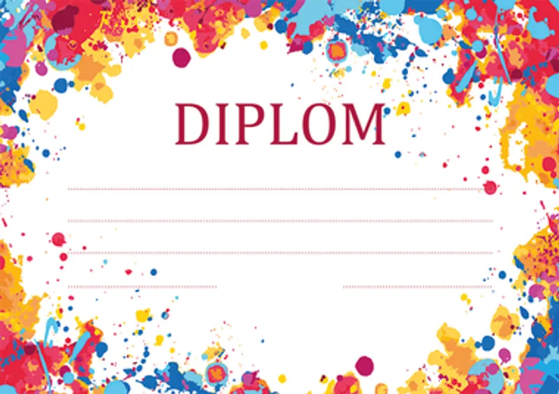 Hauptproduktbild Diplom A5 Barvy