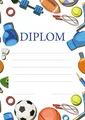 Diplom A5 Sportspiele