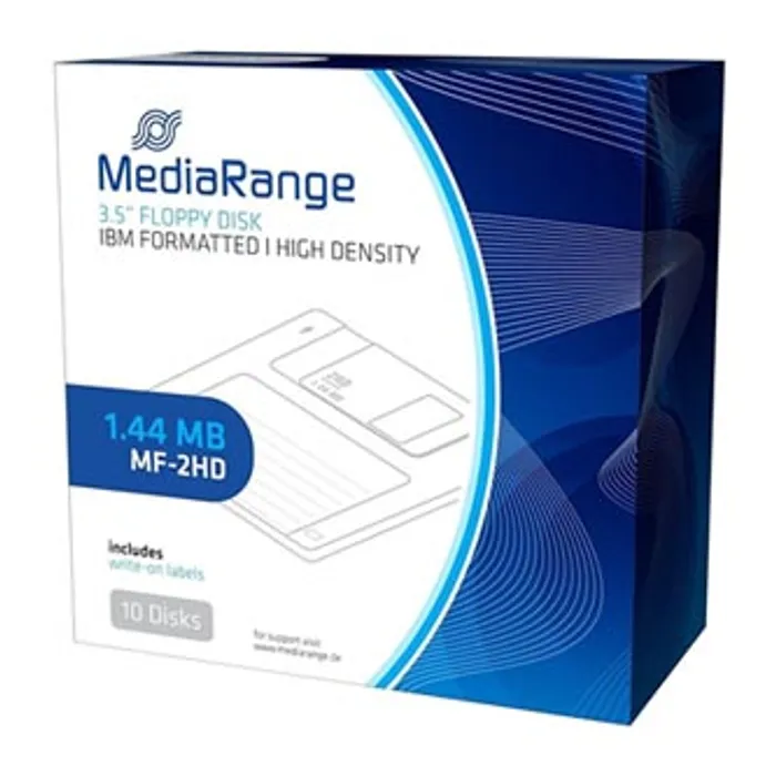 Hauptproduktbild Disketa Mediarange 3,5"/ 1.44 MB/ IBM, paper box, MR200, 10-pack
