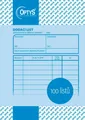 Dodací list, A6, 100 listů 1045