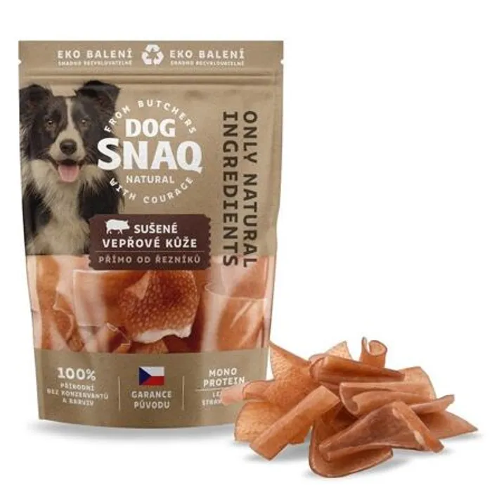 Hauptproduktbild DOG SNAQ - vepřové kůže sušené 100 g