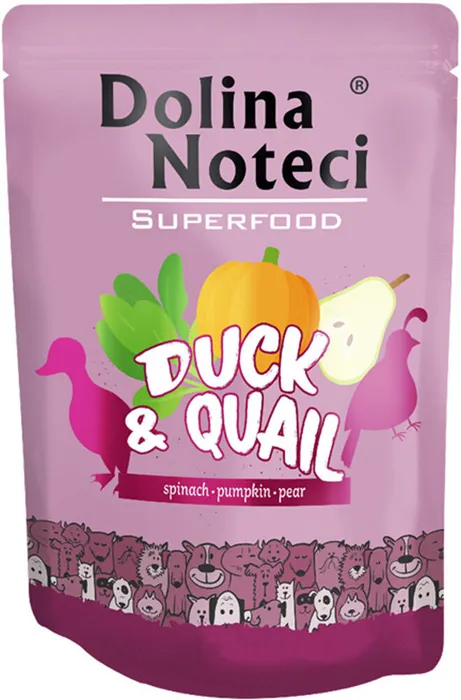 Hauptproduktbild DOLINA NOTECI SUPERFOODS kachna a křepelka pro psy 300 g