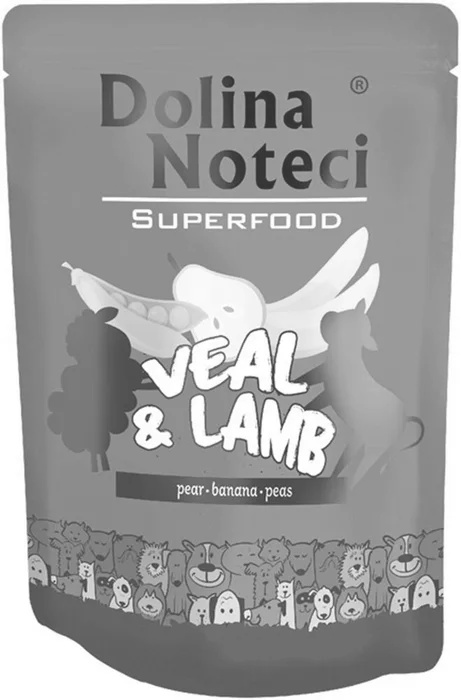 Hauptproduktbild DOLINA NOTECI SUPERFOODS telecí a jehněčí kapsička pro psy 300 g