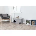 Weiteres Produktbild Haus/Haus KIMMY, gewebter Stoff, abnehmbarer Deckel, 72x40x40cm, grau