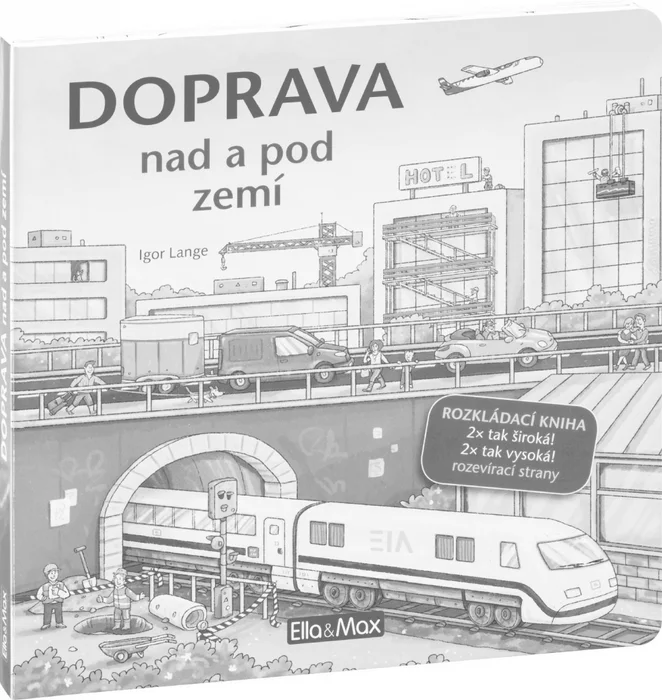 Hauptproduktbild DOPRAVA NAD A POD ZEMÍ – Velkoformátová rozkládací kniha