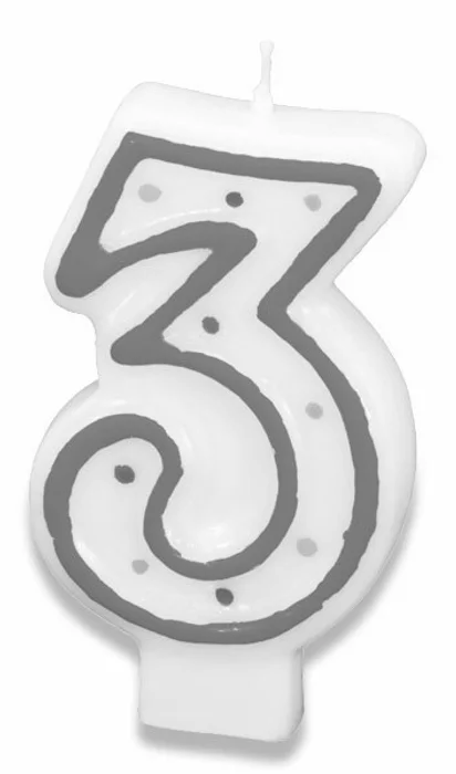 Hauptproduktbild Dortová svíčka - 3 [1 ks]