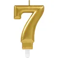 Tortenkerzen Zahlen gold 7 [1 Stk.]