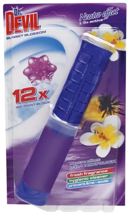 Hauptproduktbild Dr. Devil Point Block Wc bodový blok Sunset Blossom 75 ml