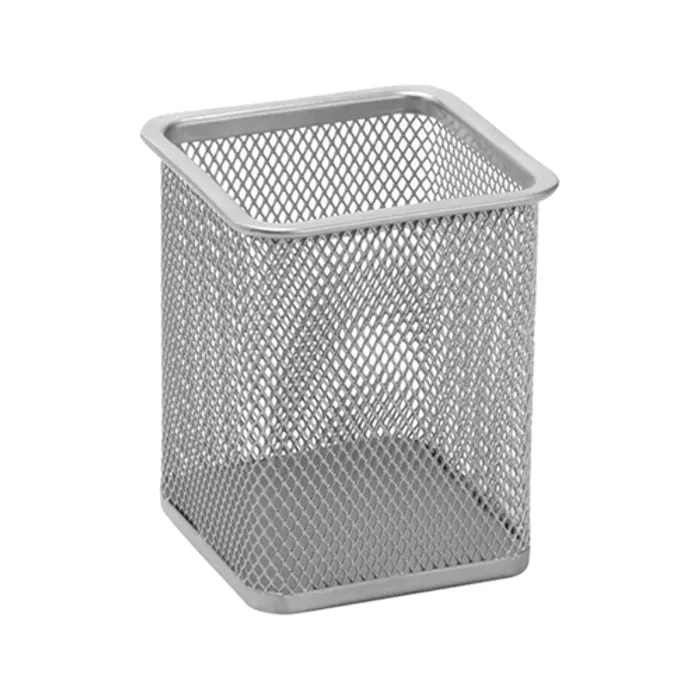 Hauptproduktbild Drátěný stojan na pera hranatý, stříbrný