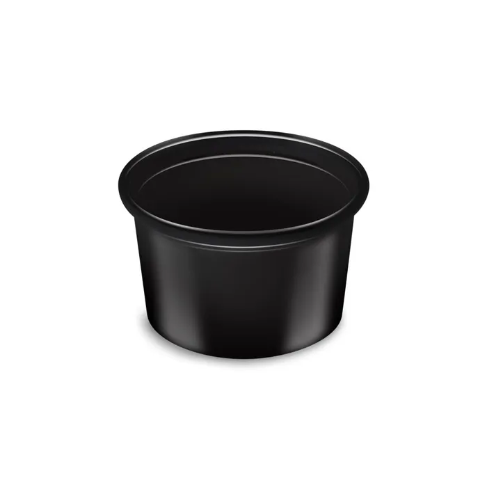 Hauptproduktbild Dresinková miska (PP) černá průměr 46mm 30ml [50 ks]