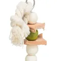Weiteres Produktbild Holzspielzeug, Seil mit farbigen Kugeln und Leder, 28 cm