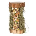 Weiteres Produktbild Holzturm mit Bergwiesenheu 13x17x13 cm 110 g