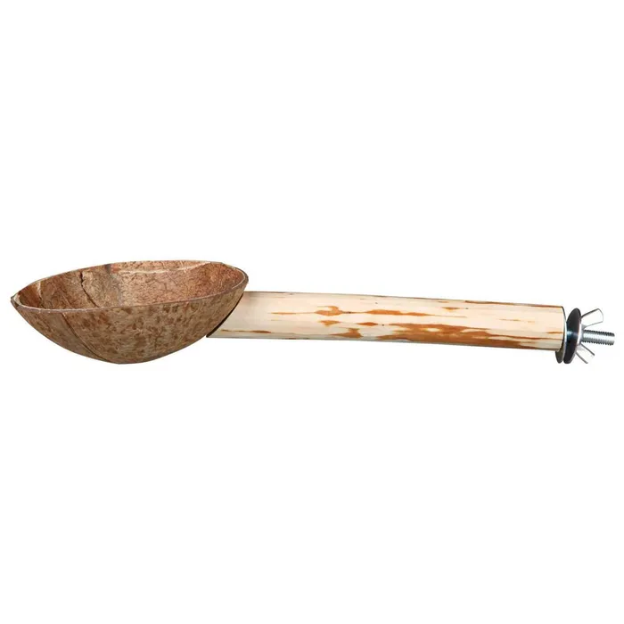 Hauptproduktbild Dřevěné bidýlko s kokosovou miskou 25cm/18mm