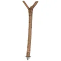 Holzsitzstange Y mit Metallkäfighalter 35 cm/18 mm