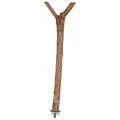 Holzsitzstange Y mit Metallkäfighalter 35 cm/18 mm