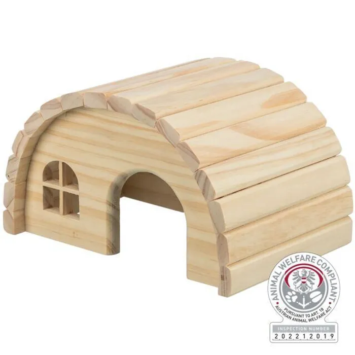 Hauptproduktbild Dřevěné iglú pro myši a křečky 19x11x13 cm