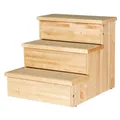 Weiteres Produktbild Holztreppe für kleine Hunde und Katzen, max. 50kg 40x38x45cm