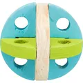 Farbige Holzkugel zum Spielen und Leckerli, 8 cm