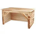 Weiteres Produktbild Holzhaus für Kaninchen, gegerbtes Holz 50 x 26 x 31 cm