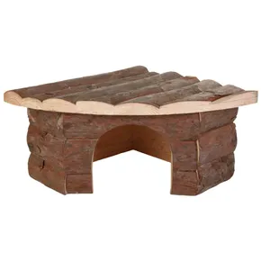JESPER Eckholzhaus für Meerschweinchen 32x13x21/21cm