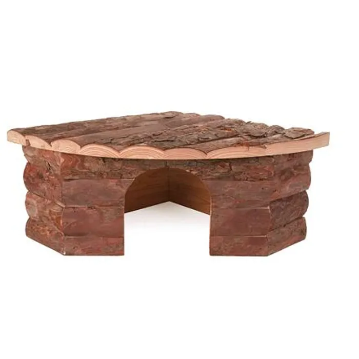 Hauptproduktbild Dřevěný dům rohový JESPER pro králíka 42x15x30/30cm