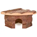 Weiteres Produktbild JESPER Eckholzhaus für Meerschweinchen 32x13x21/21cm