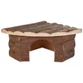 Weiteres Produktbild JESPER Eckholzhaus für Meerschweinchen 32x13x21/21cm