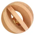 Holzkugel mit Glocke, Spielzeug für Meerschweinchen, Kaninchen 6 cm