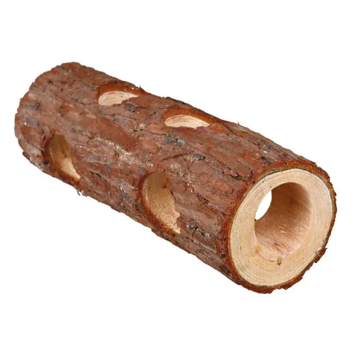 Hauptproduktbild Dřevěný tunel přírodní dřevo pro hlodavce 6 x 20 cm
