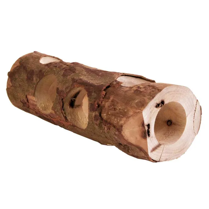 Hauptproduktbild Dřevěný tunel přírodní dřevo pro hlodavce 7 x 30 cm