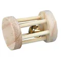 Weiteres Produktbild Holzroller mit Glocke für Hamster und Mäuse, 3,5 × 5 cm