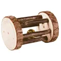 Weiteres Produktbild Nudelholz aus Holz mit Glocke für Truthähne und Kaninchen, Holz mit Rinde, ca. 5 × 7 cm