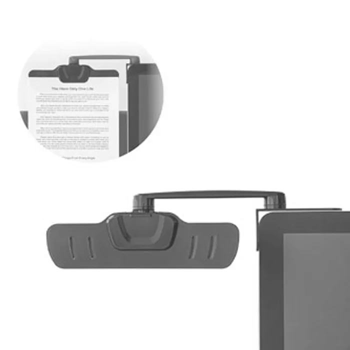 Hauptproduktbild Držák dokumentů na monitor, černý, ABS