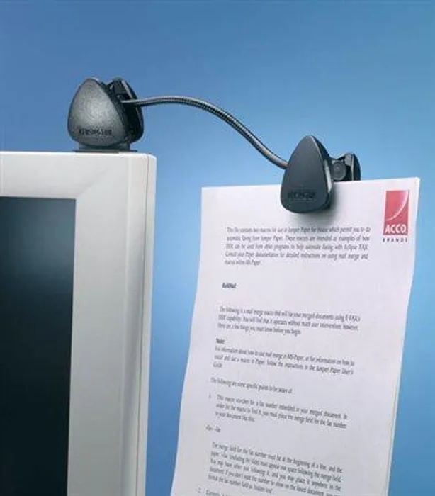Hauptproduktbild Držák dokumentů, na monitor, KENSINGTON "FlexClip"