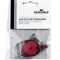 Weiteres Produktbild Namensschildhalter Style, rot, versenkbar, Karabiner, LANGLEBIG