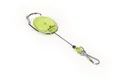 Namensschildhalter Style, gelb, versenkbar, Karabiner, LANGLEBIG