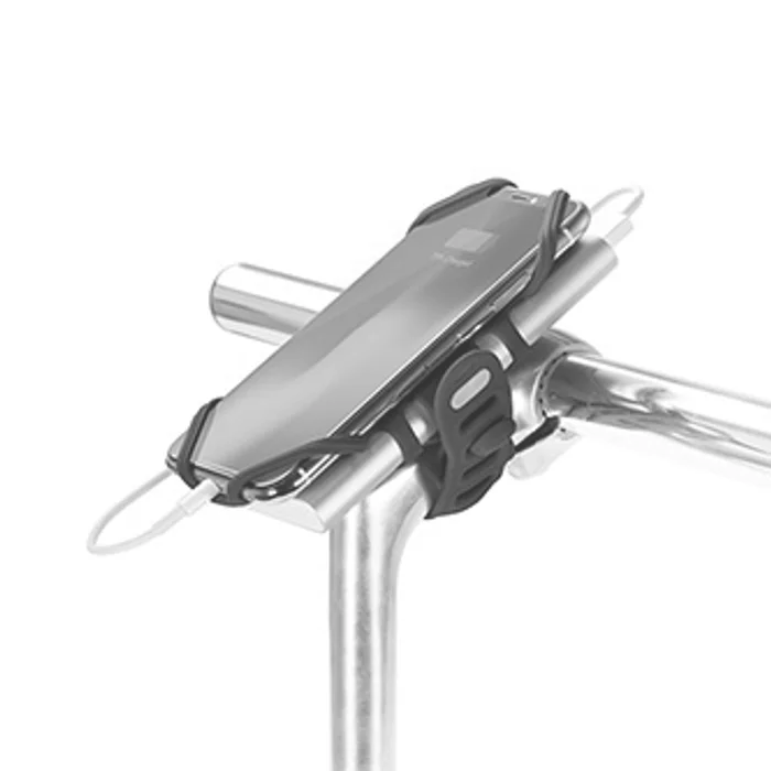 Hauptproduktbild Držák mobilu a powerbanky Bone Bike Tie 3 Pro Pack, na kolo, nastavitelná velikost, černý
