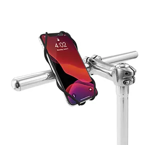Handy-Halter Bone Bike Tie 3, für Fahrrad, schwarz, 5.8-7.2", Silikon, schwarz