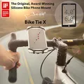 Handy-Halter Bone Bike Tie X, für Fahrrad, schwarz, 4-6", Silikon, schwarz