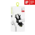 Handy-Halter Bone Bike Tie X, für Fahrrad, schwarz, 4-6", Silikon, schwarz