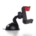 Handy(GPS)-Halter Swissten ins Auto, verstellbare Breite, schwarz, Plast, Halter an der Windschutzscheibe, gelenkartig, schwarz, H